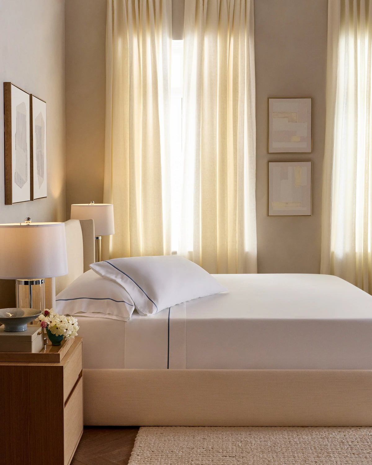 Signature Giza Cotton Sateen Sheet Set - Twin / Espresso