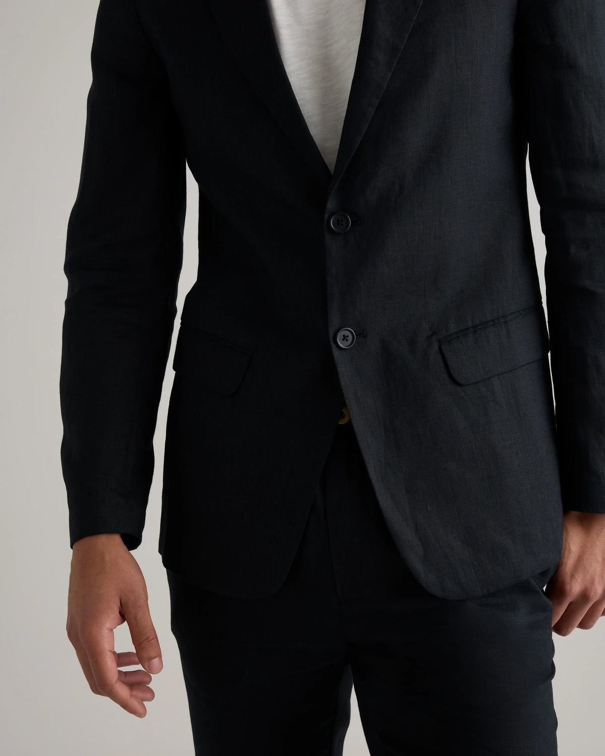 100% European Linen Blazer - XS / French Blue
