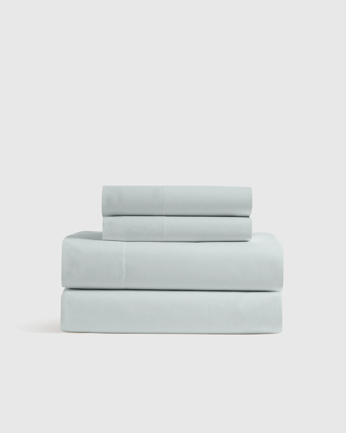 Organic Crisp Percale Sheet Set - Twin / White