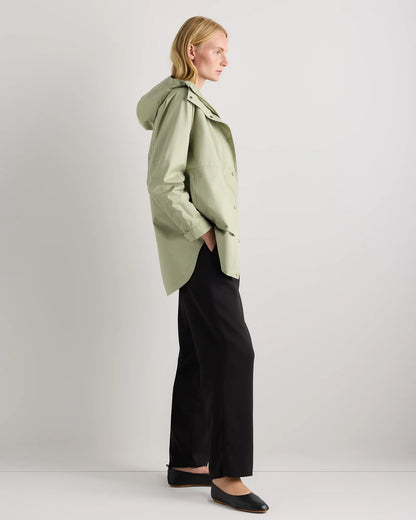 Weather Proof Oversized Rain Jacket - XS / Tea Green