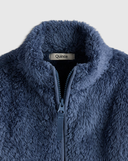 Recycled Sherpa Fleece Jacket - 2T / Ivory