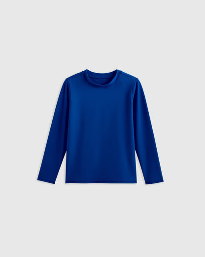 Long Sleeve Rash Guard - 3T / Deep Blue