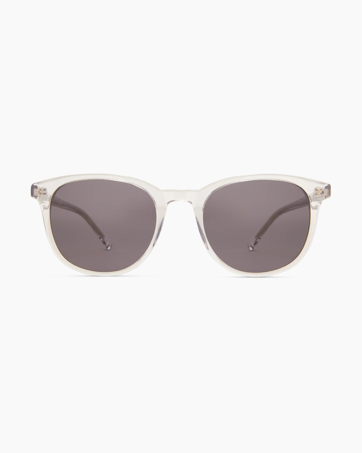 Charlie Polarized Acetate Sunglasses - Standard / Clear with Grey lens