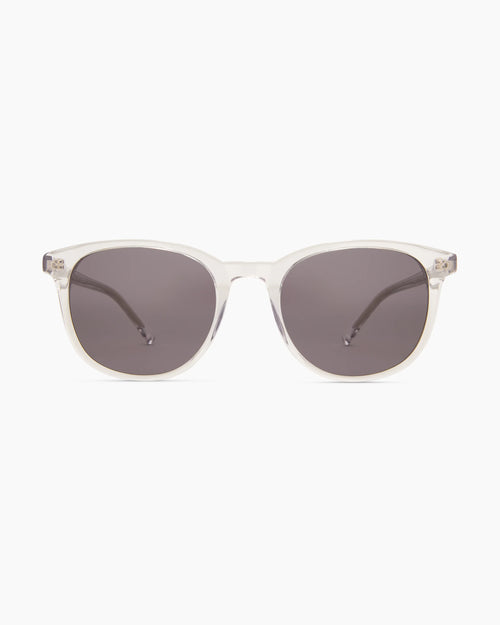 Charlie Polarized Acetate Sunglasses - Standard / Clear with Grey lens