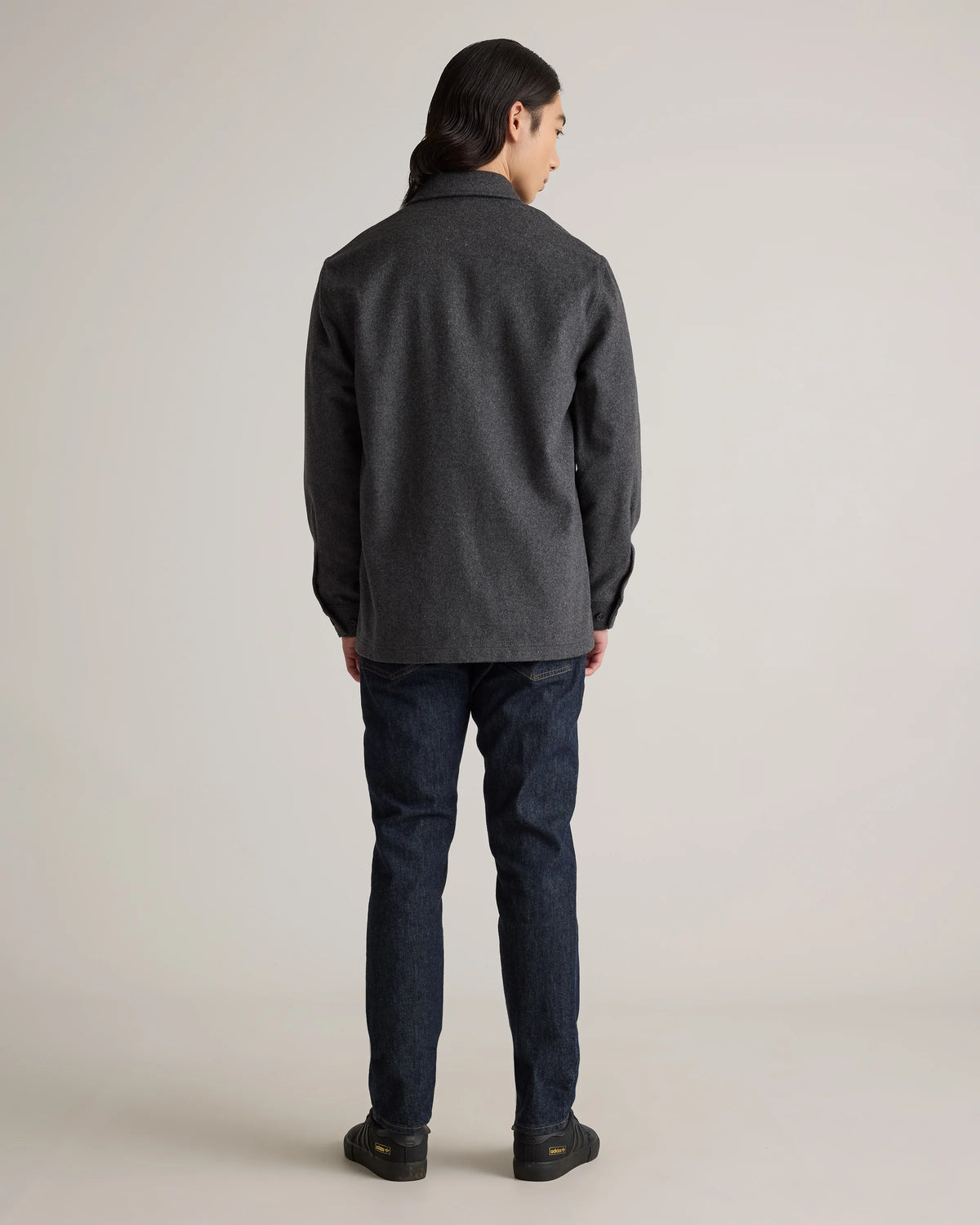 Italian Wool Overshirt - XXXL / Black