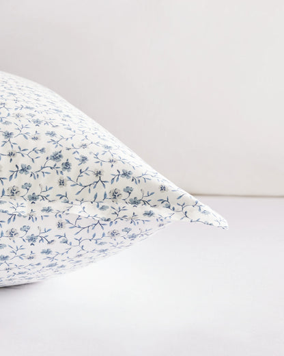 Organic Crisp Percale Euro Sham - Euro / White