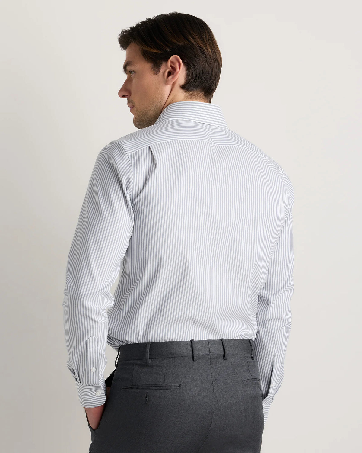 Organic Cotton Oxford Non-Iron Dress Shirt - S / Pale Blue