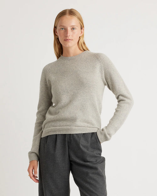 100% Yak Wool Crewneck Sweater - XS / Black