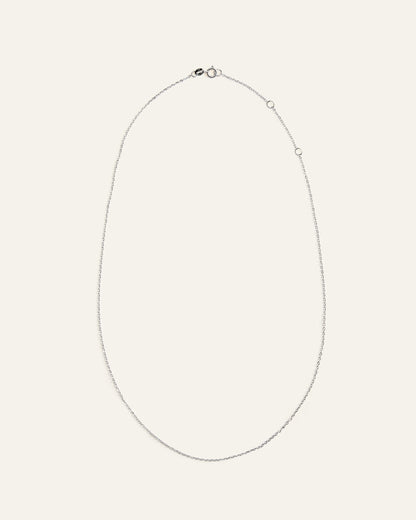 10K Gold Delicate Cable Chain Necklace - 14-16" / Yellow Gold