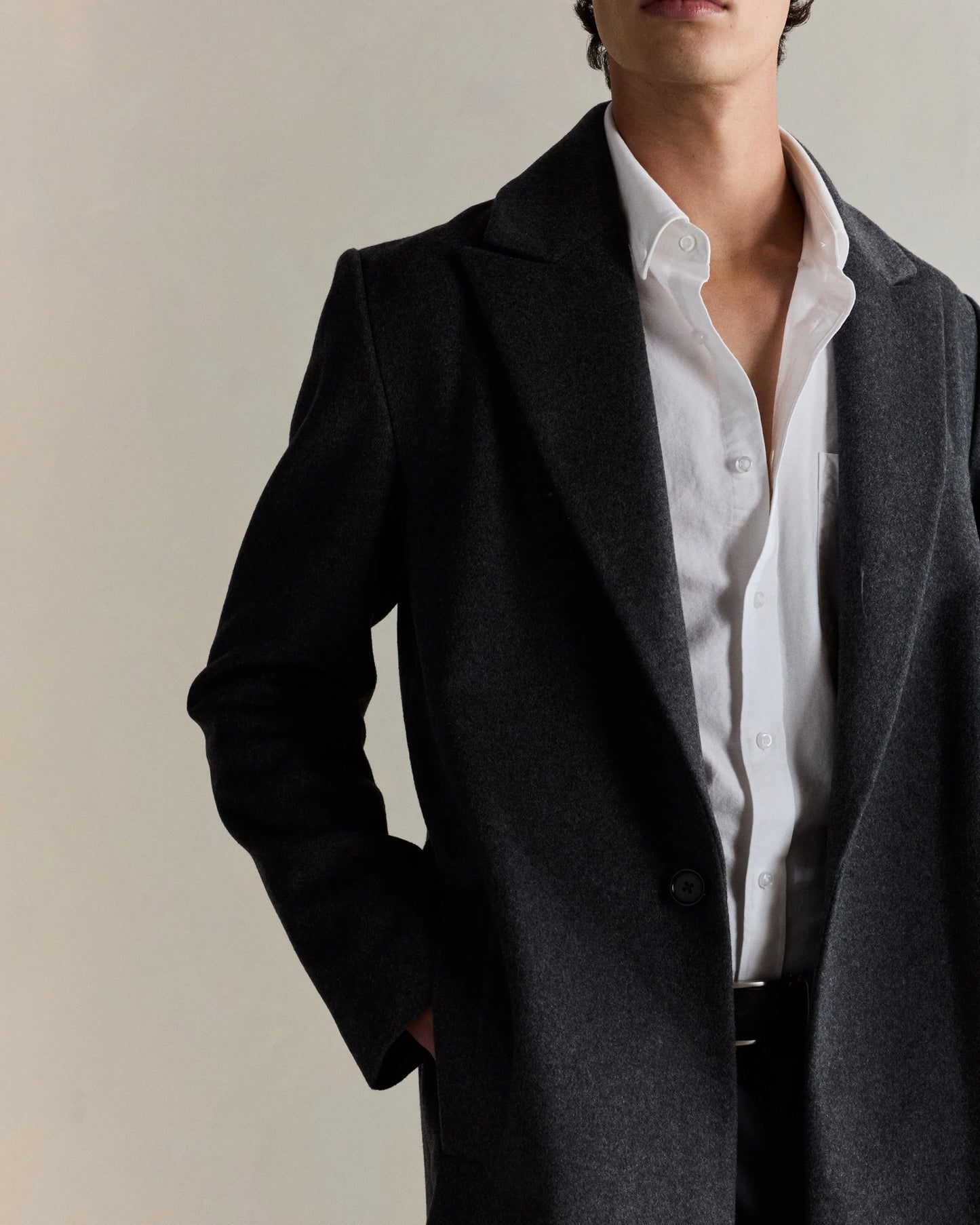 Italian Wool Belted Overcoat - S / Caramel