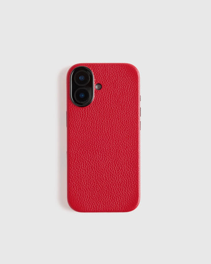 Leather Phone MagSafe Case - 17 / Red