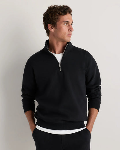 Everyday Fleece Quarter-Zip Sweatshirt - S / Coastal Sage
