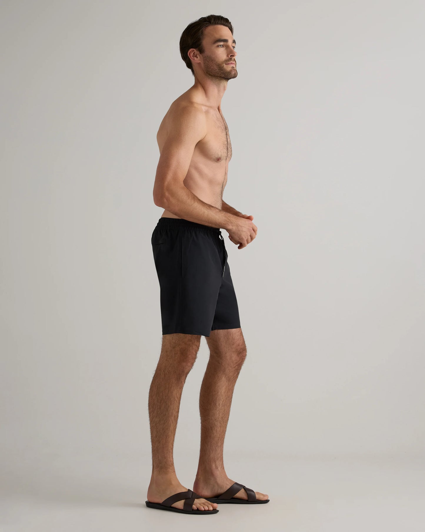Italian Swim Trunks - 7" - XS / Navy Diamond Geo