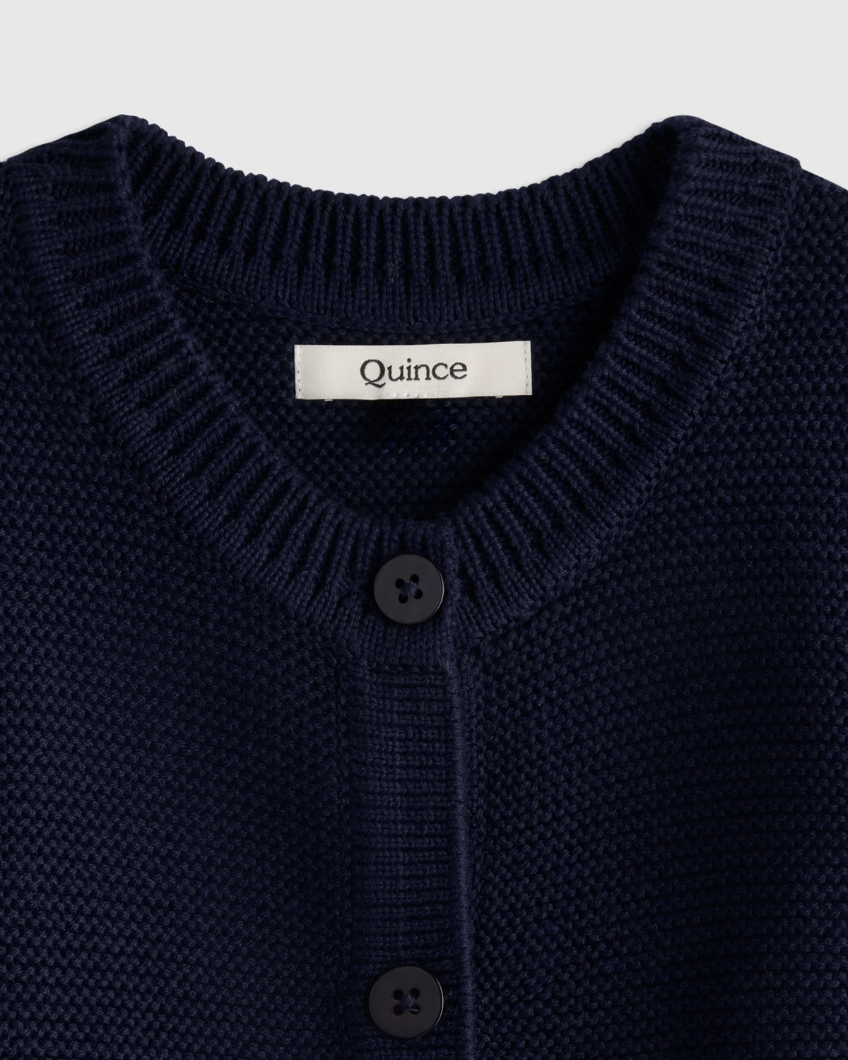100% Organic Cotton Sweater Cardigan - 0-3M / Ivory