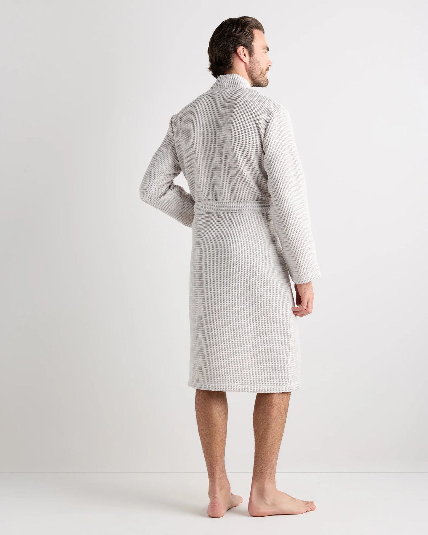 Organic Turkish Waffle Robe - XS / White