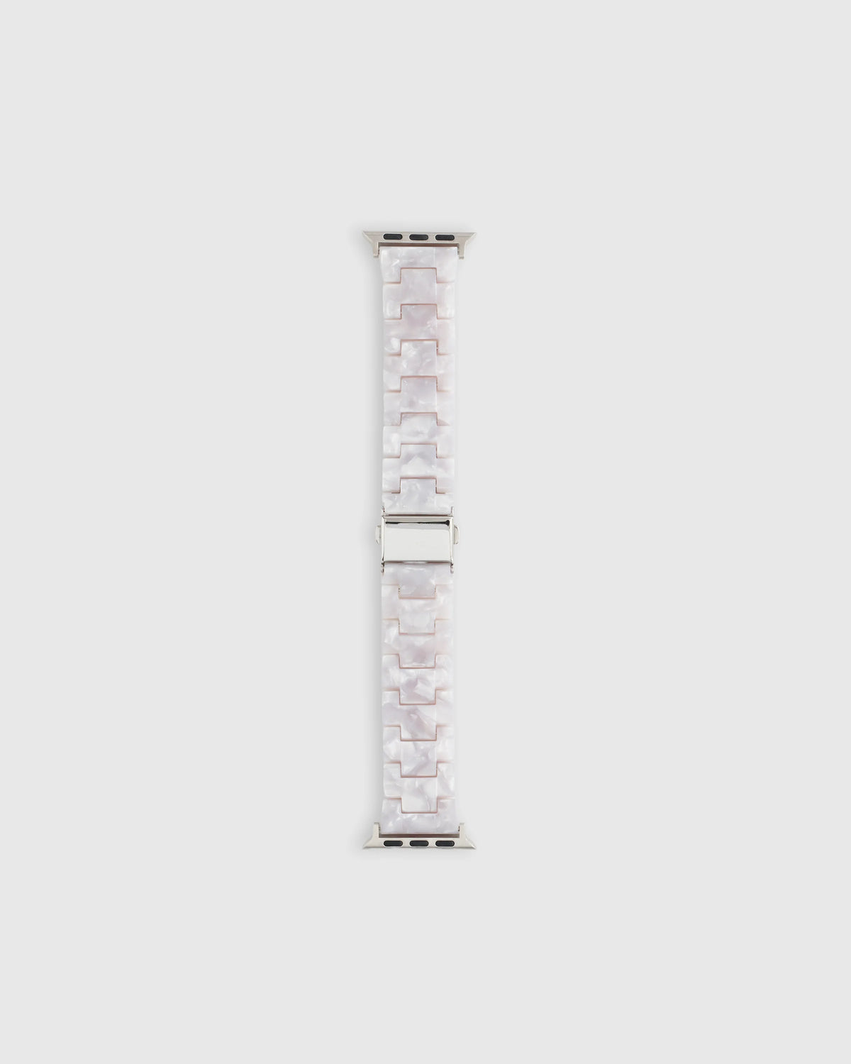 Acetate Smartwatch Band - 38mm - 42mm / Grey Tortoise