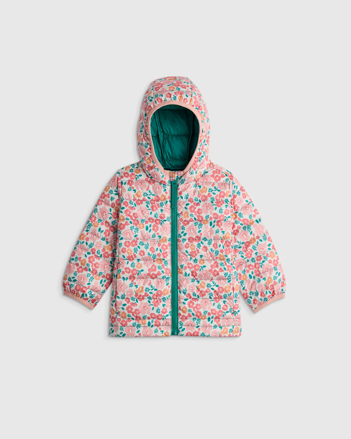 Lightweight Down Hooded Puffer Jacket - 12-18M / Blue Moon