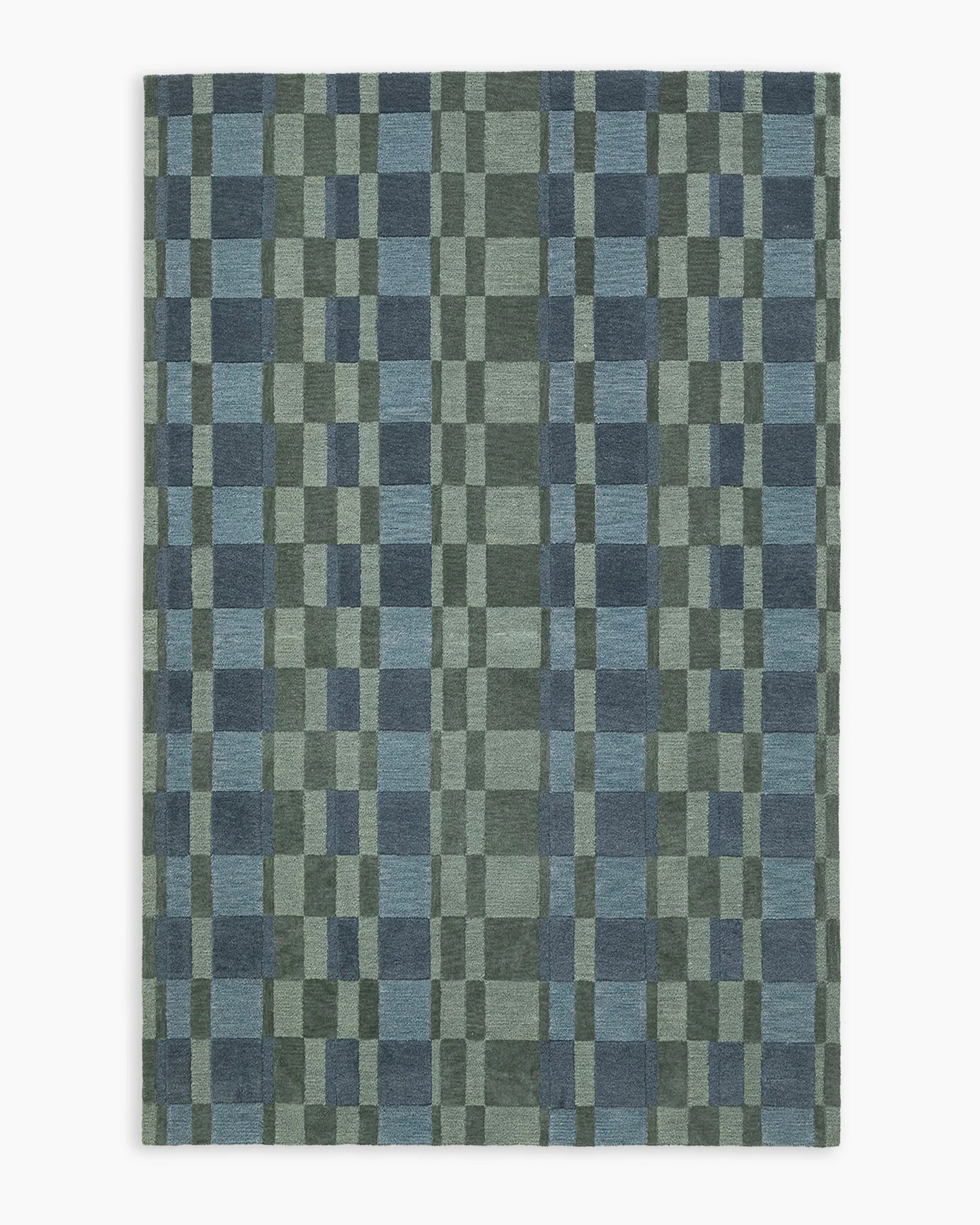Maddox Wool Rug - 5' x 8' / Green