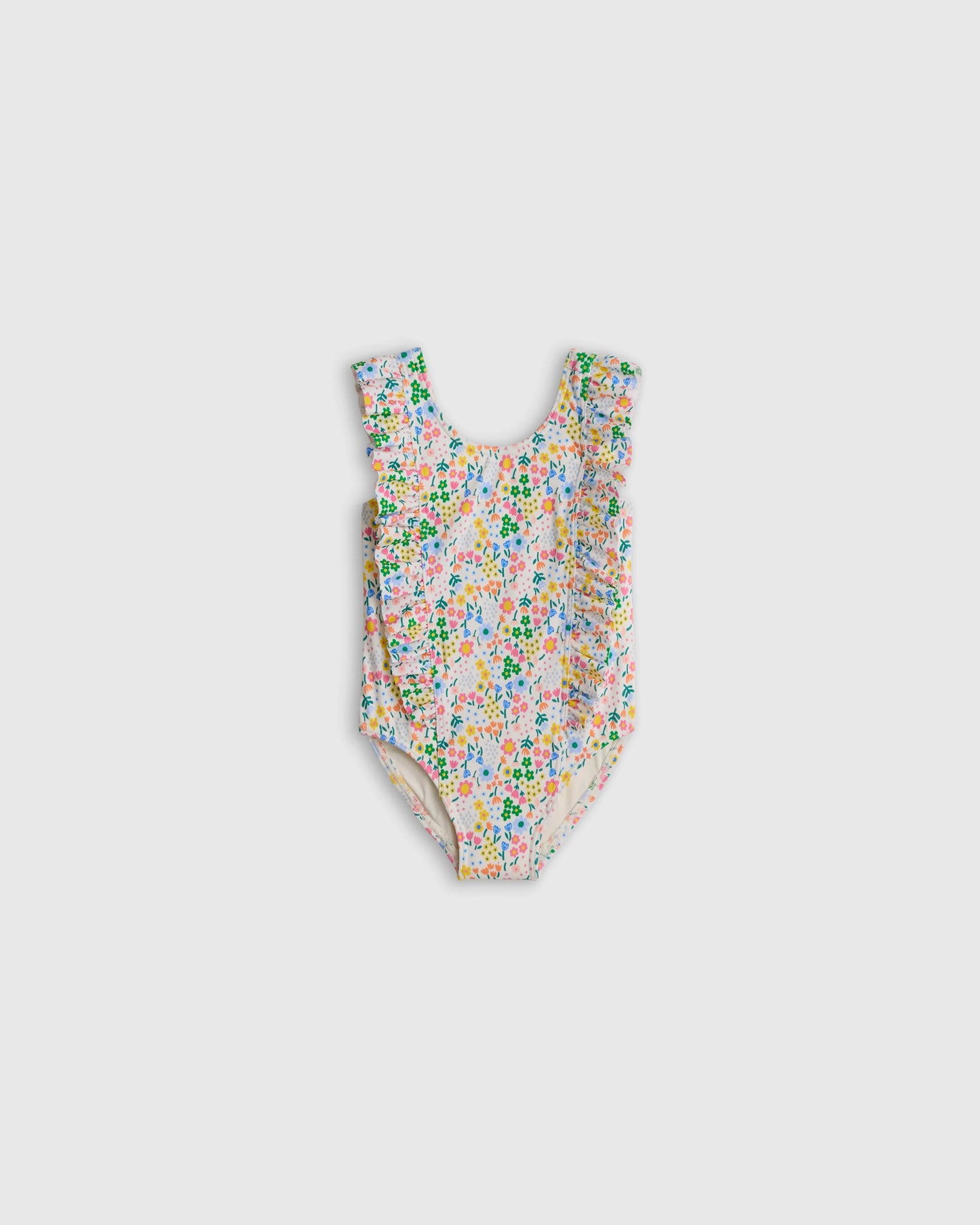 Ruffle One Piece Swimsuit - 0-3M / Pineapple