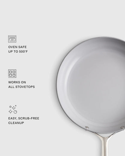 Ceramic Nonstick 8" Frying Pan - One Size / Navy