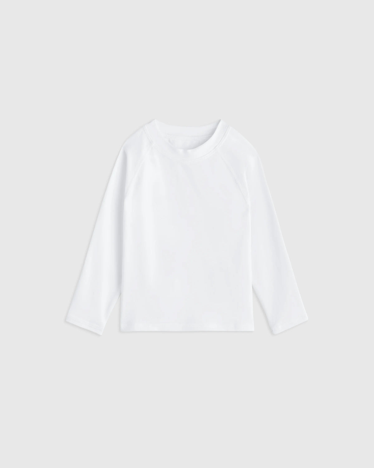 Long Sleeve Raglan Rash Guard - 2T / Island Aqua