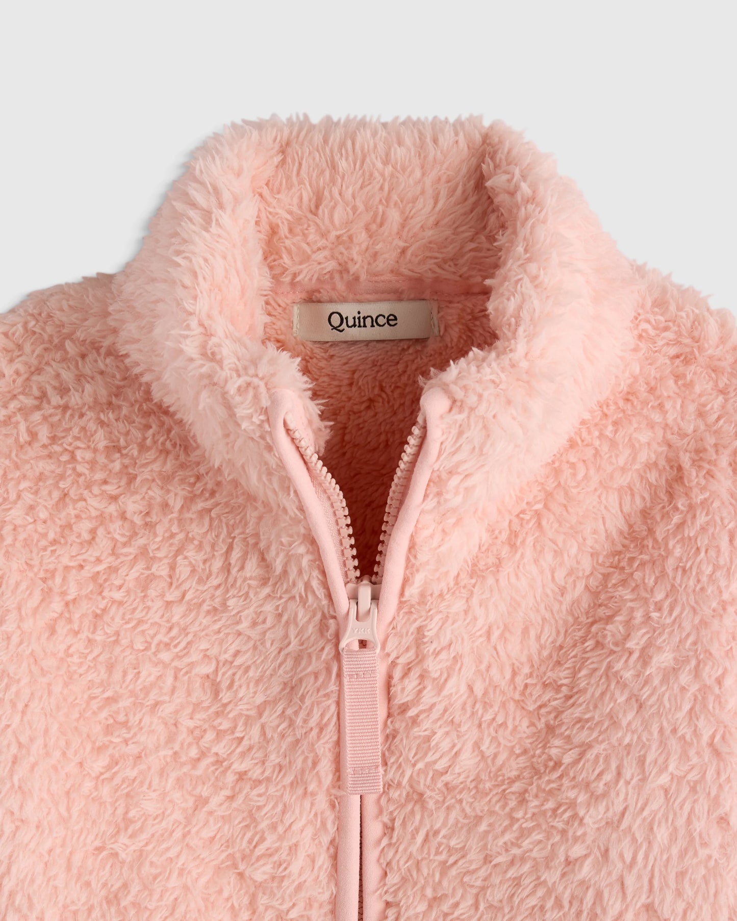 Recycled Sherpa Fleece Jacket - 2T / Ivory
