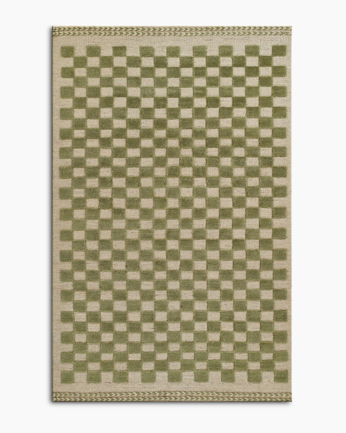 Romy Handwoven Wool Rug - 5' x 8' / Beige