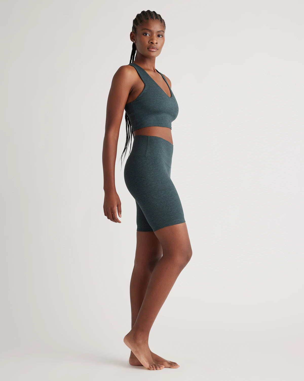 Ultra-Soft Bike Short - XS / Heather Espresso