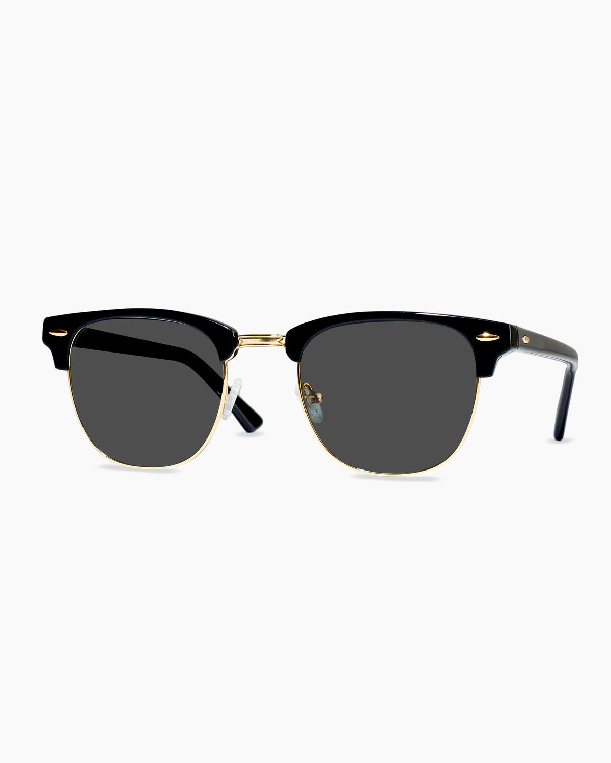 Avery Polarized Acetate Sunglasses - One Size / Clear Slate with Grey lens