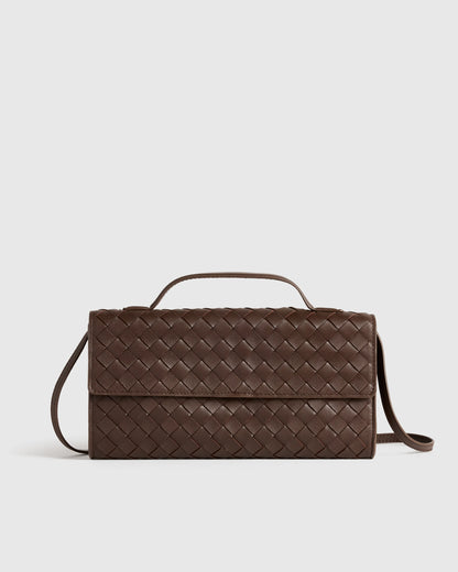 Eloise Handwoven Clutch - One Size / Black