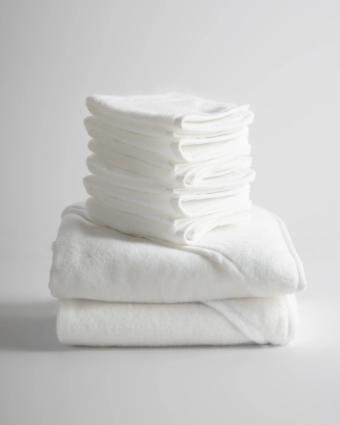 Organic Turkish Cotton Baby Bath Bundle - One Size / White