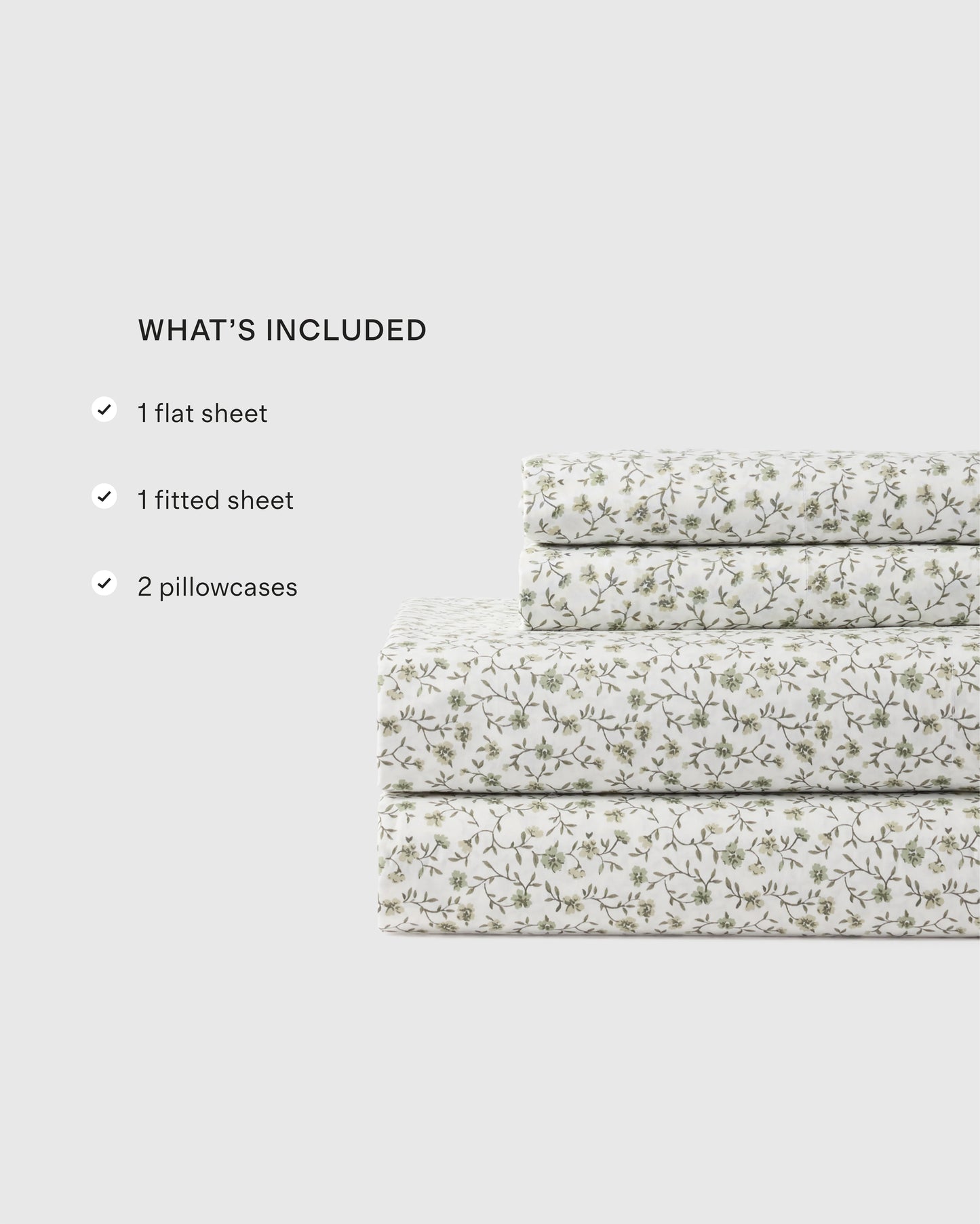 Organic Crisp Percale Sheet Set - Twin / White