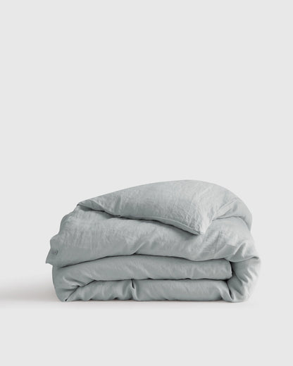 European Linen Duvet Cover - Twin / Peach