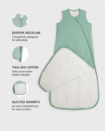 Bamboo Sleep Bag 1.5 TOG - S / Colony Blue