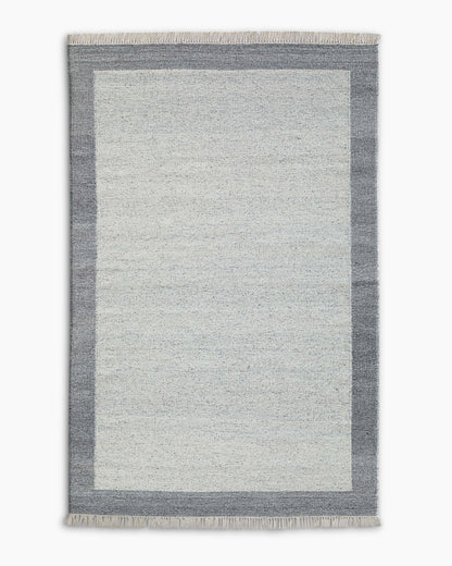 Sahara Flatweave Wool Rug - 2' x 3' / Charcoal