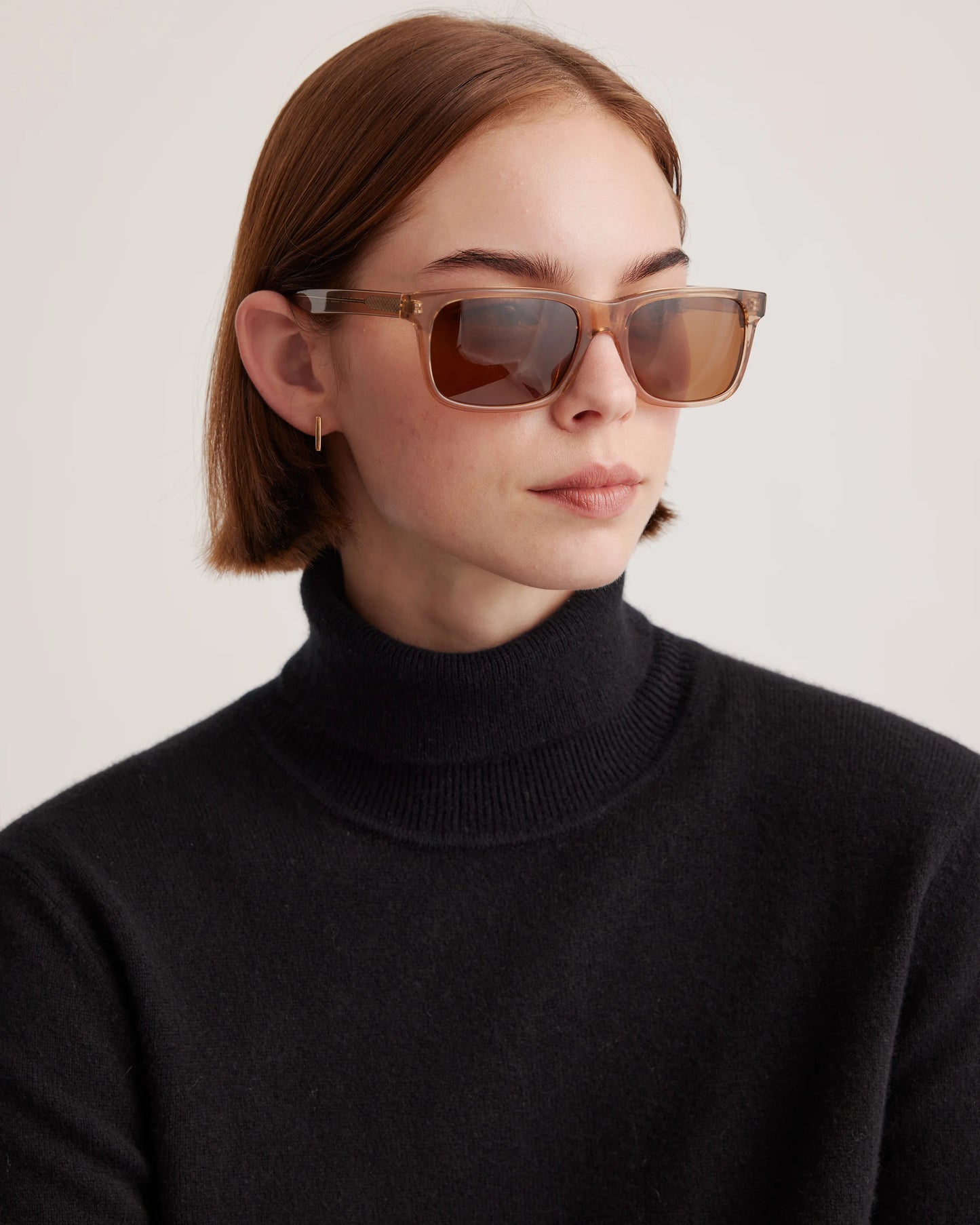 River Polarized Acetate Sunglasses - One Size / Tortoise with Green lens