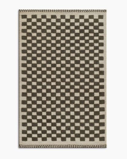Romy Handwoven Wool Rug - 5' x 8' / Beige