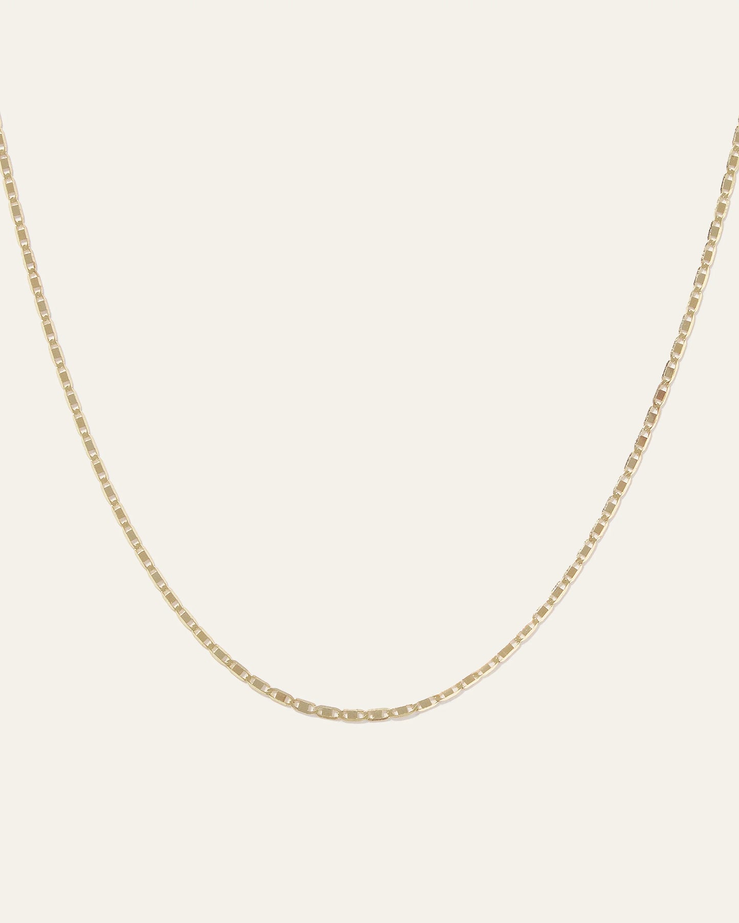 14K Gold Petite Valentino Chain Necklace - One Size / Yellow Gold