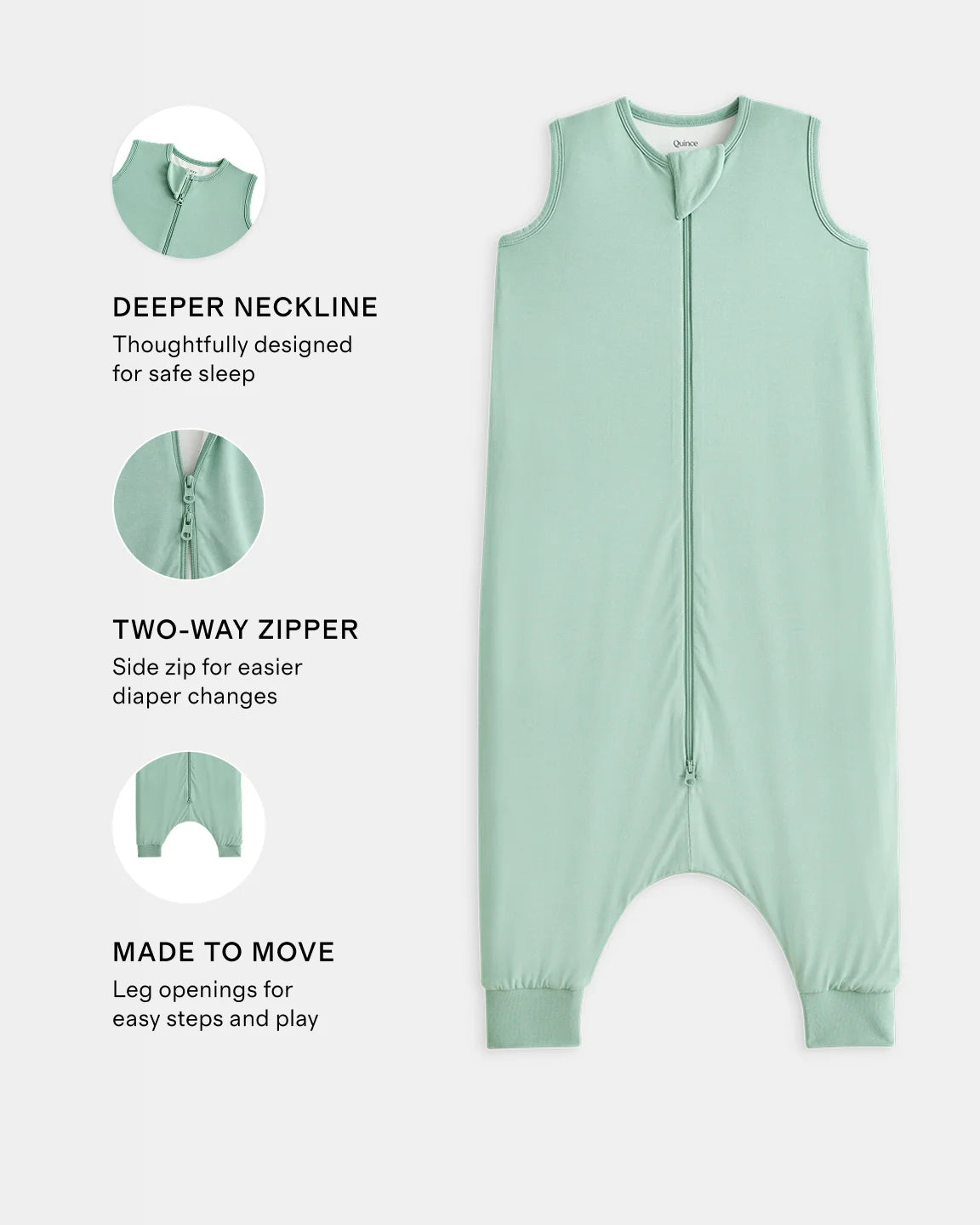 Bamboo Sleep Bag Walker 1.0 TOG - M / Colony Blue