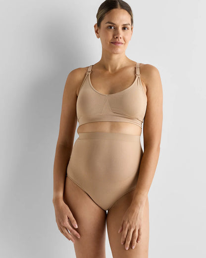 Seamless Nursing Bra - XS / Peach Pink