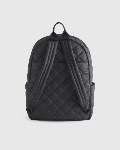 Transit Quilted Commuter Backpack - One Size / Taupe Brown