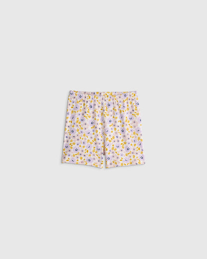 100% Organic Cotton Short Sleeve and Shorts Pajama Set - 2T / Navy Stripe