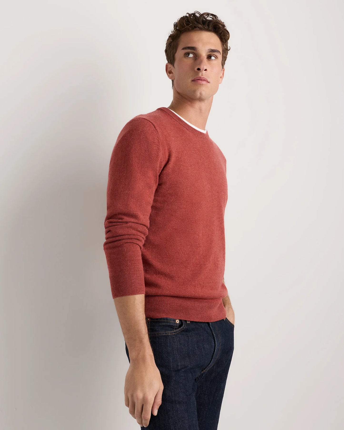 Mongolian Cashmere Crewneck Sweater - XS / Black