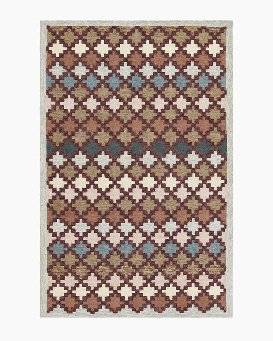 Leah Hand-Tufted Wool Rug - 5' x 8' / Multi