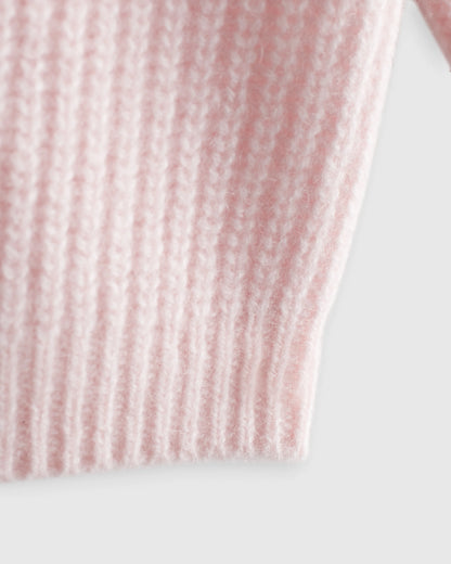 Washable Cashmere Fisherman Tunic Sweater - 2T / Ivory
