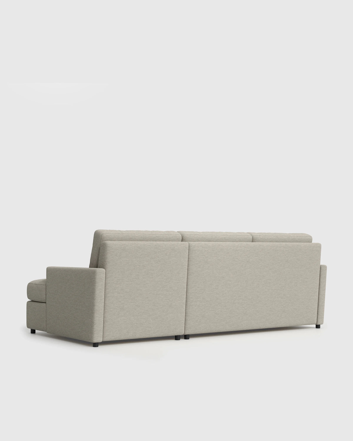 Brennan Chaise Sectional in Performance Basketweave - Right Arm / Flax