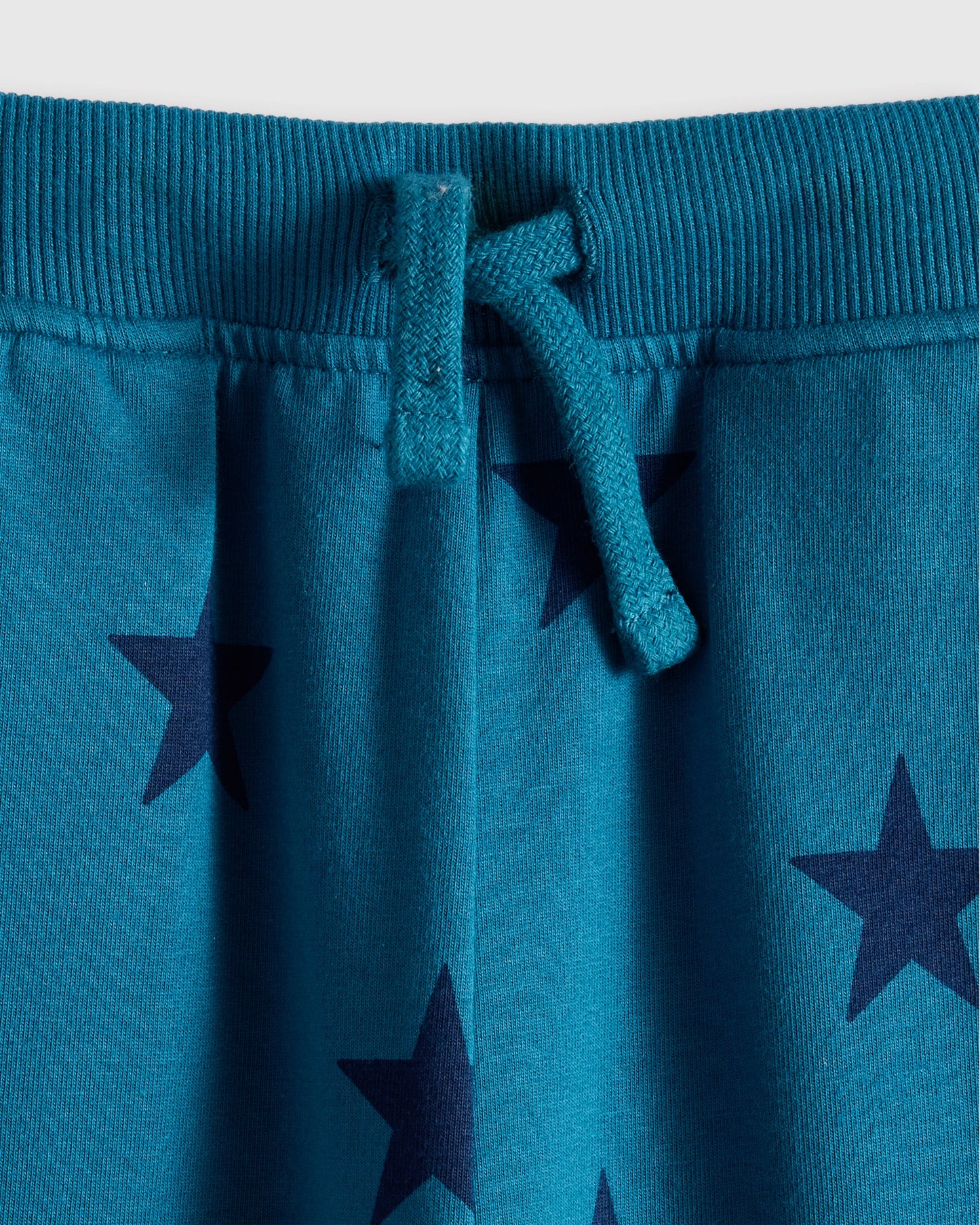 Organic Cotton French Terry Joggers - 2T / Blue Stars