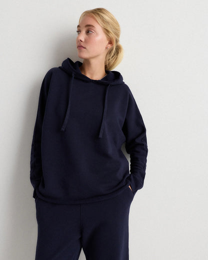 Organic French Terry Hoodie - XS / Ruby Red
