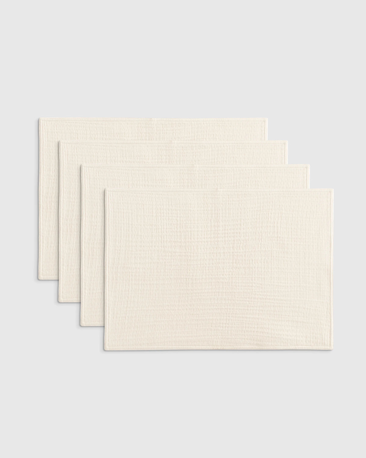 Organic Cotton Gauze Placemats - One Size / Chocolate