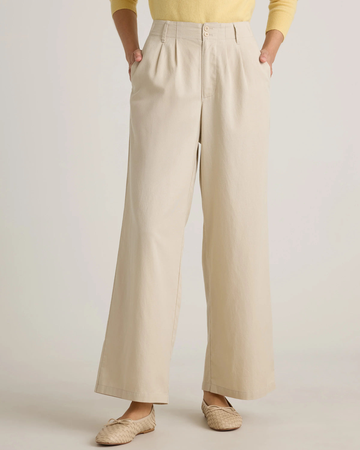 Drapey Twill Pleated Trouser - 0 / Baywood